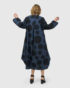Women Alembika Plus<Urban Vista Caftan Dress, Navy