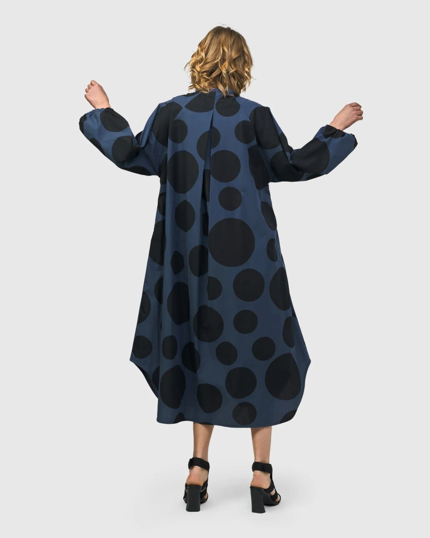 Women Alembika Plus<Urban Vista Caftan Dress, Navy