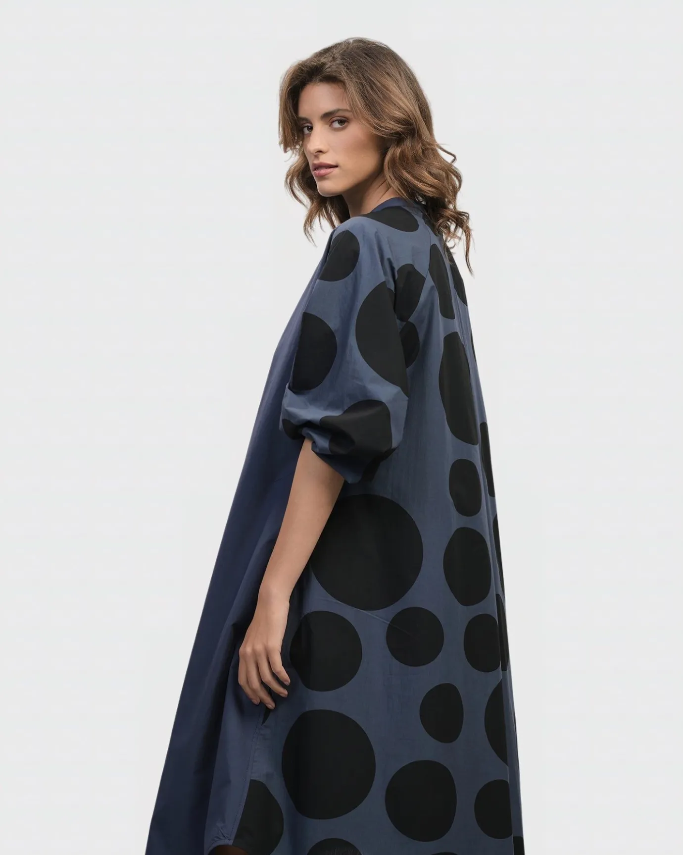 Women Alembika Plus<Urban Vista Caftan Dress, Navy