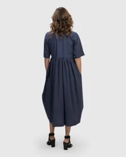 Women Alembika Plus<Urban Wonder Relaxed Gown, Navy