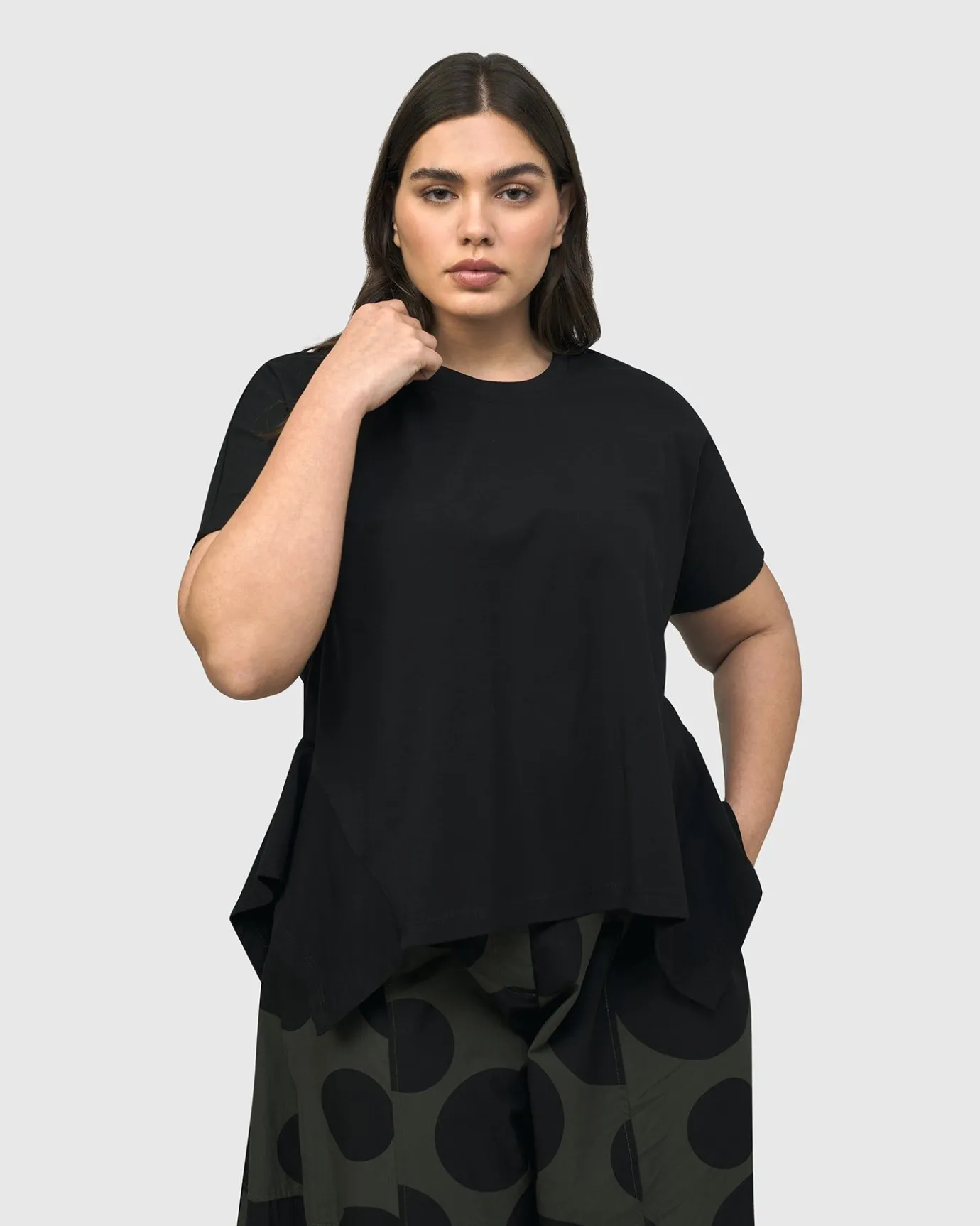 Women Alembika Tops & Tunics<Urban Yamamoto Relaxed Top, Black