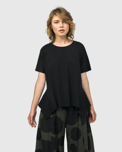 Women Alembika Tops & Tunics<Urban Yamamoto Relaxed Top, Black
