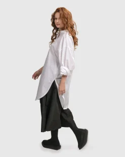 Women Alembika Plus<Urban Zen Tunic Top, White