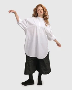 Women Alembika Plus<Urban Zen Tunic Top, White