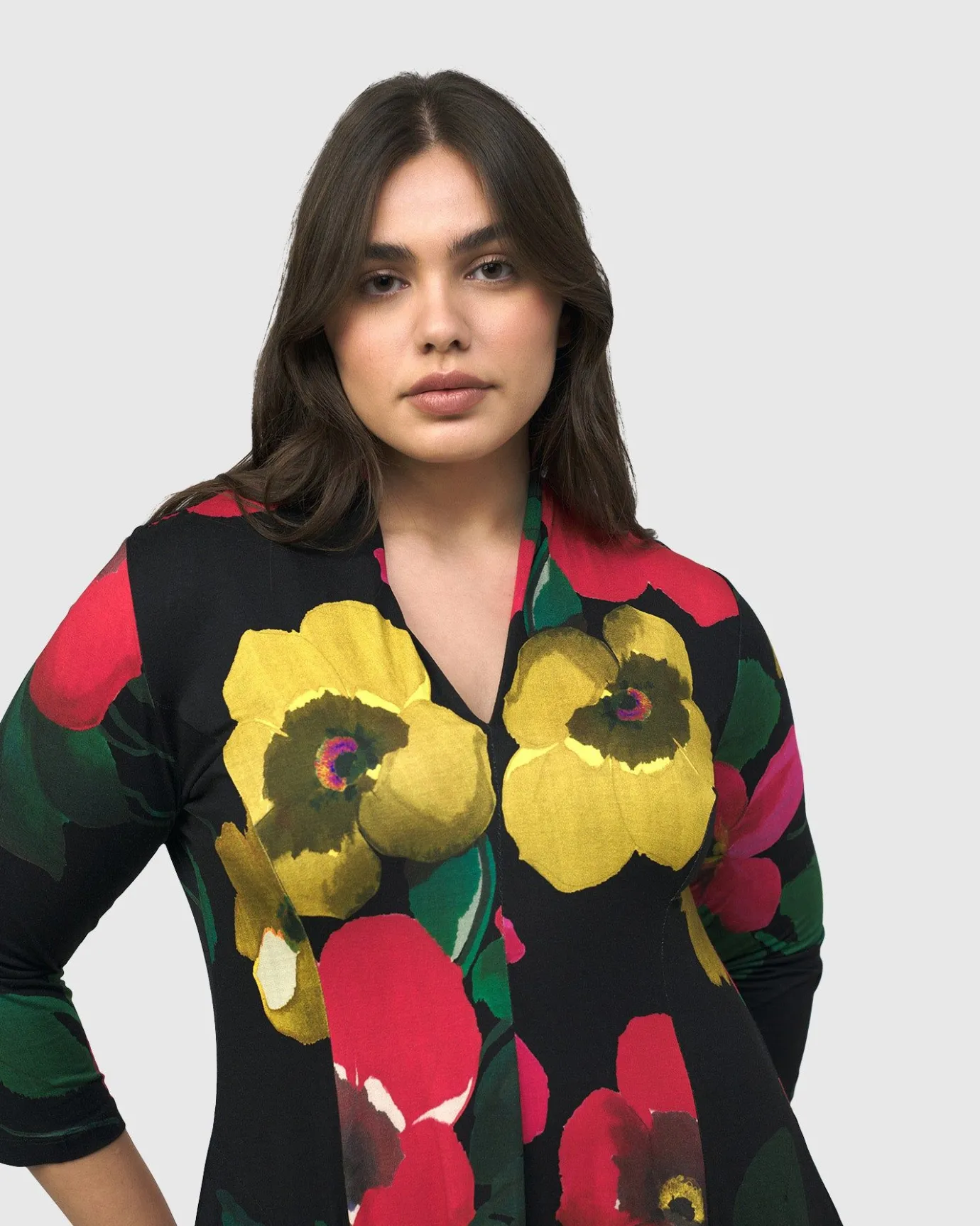 Women Alembika Dresses<Valencia Cocoon Dress, Garden