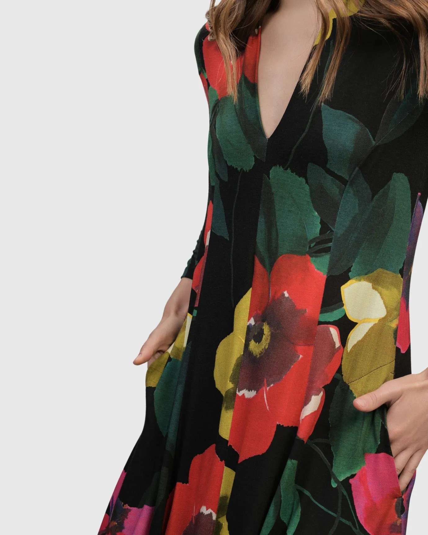 Women Alembika Dresses<Valencia Cocoon Dress, Garden