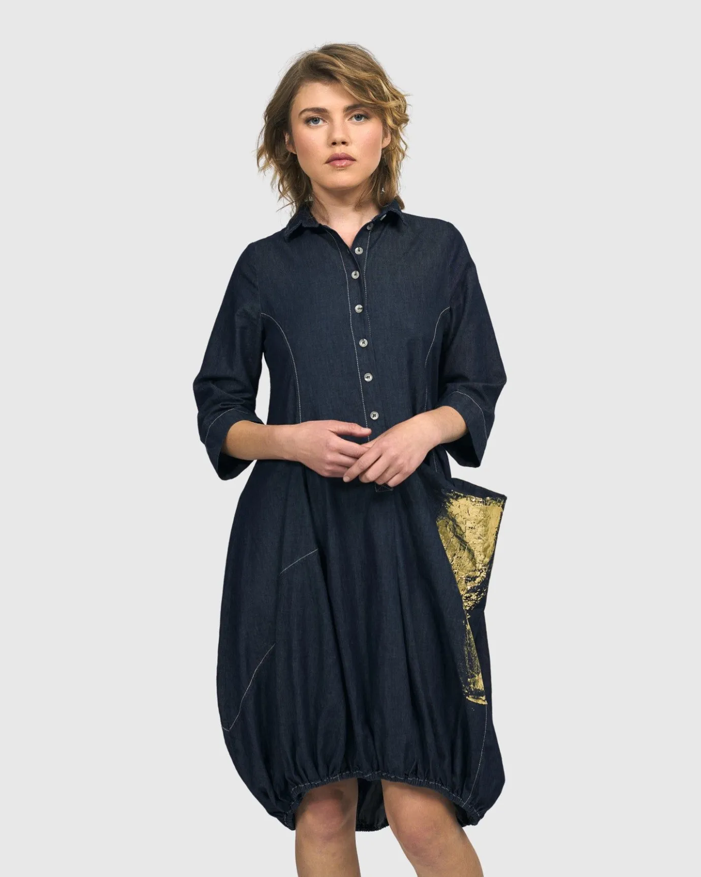 Women Alembika Dresses<Winona Wonderful Dress, Denim