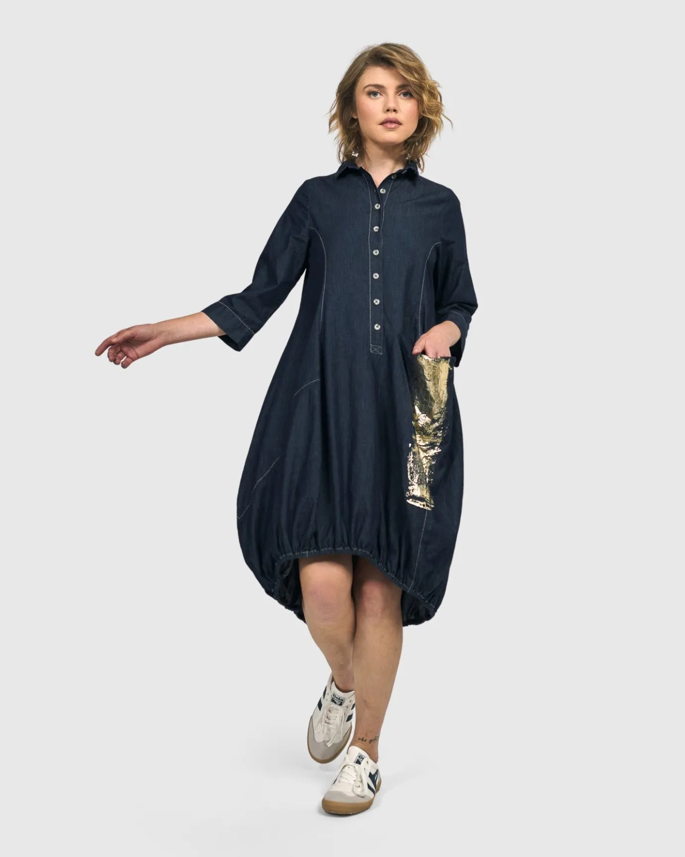 Women Alembika Dresses<Winona Wonderful Dress, Denim