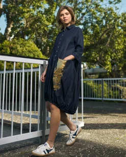 Women Alembika Plus<Winona Wonderful Dress, Denim