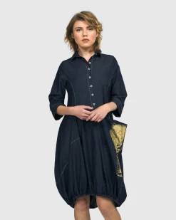 Women Alembika Plus<Winona Wonderful Dress, Denim
