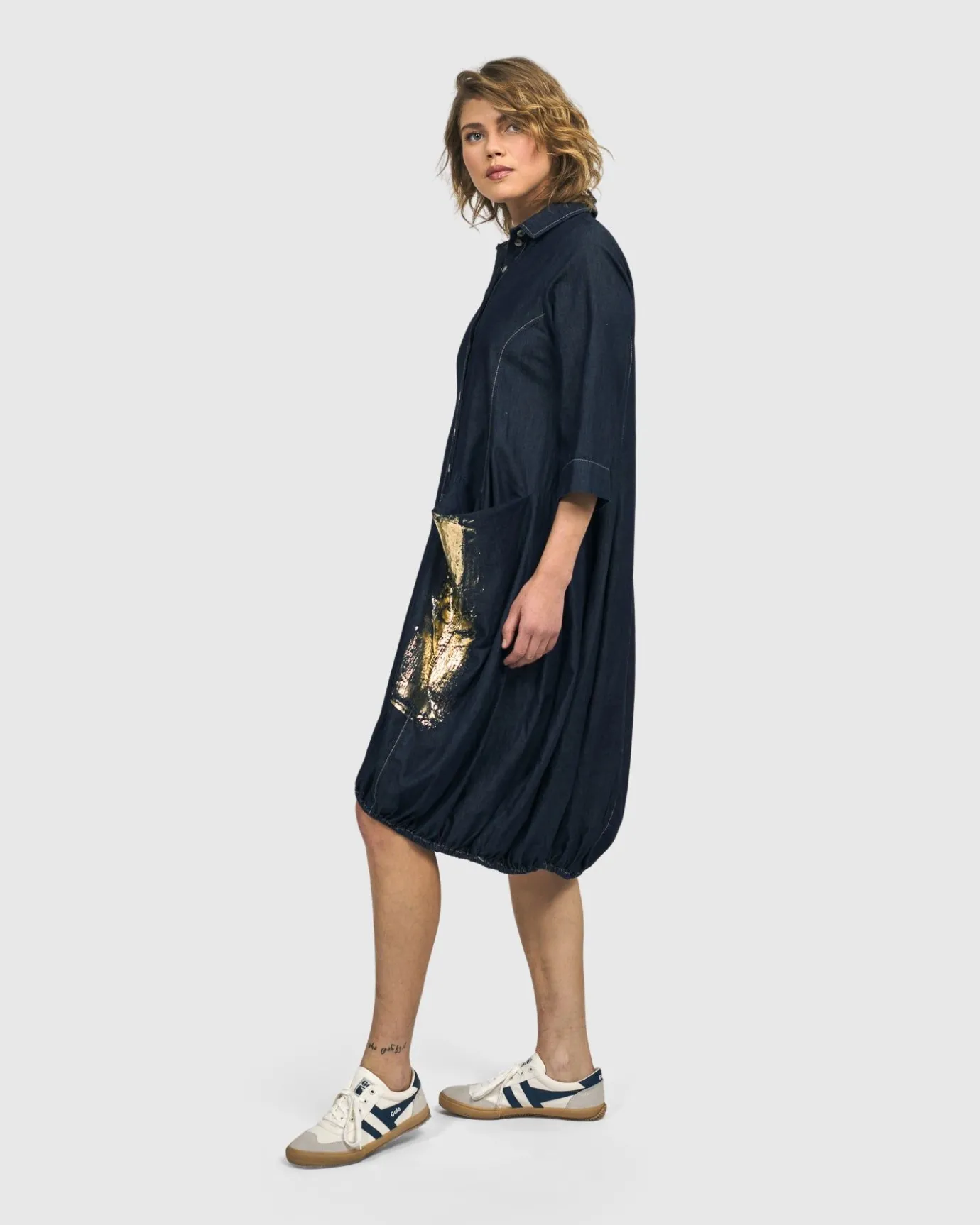 Women Alembika Plus<Winona Wonderful Dress, Denim