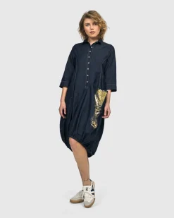Women Alembika Plus<Winona Wonderful Dress, Denim