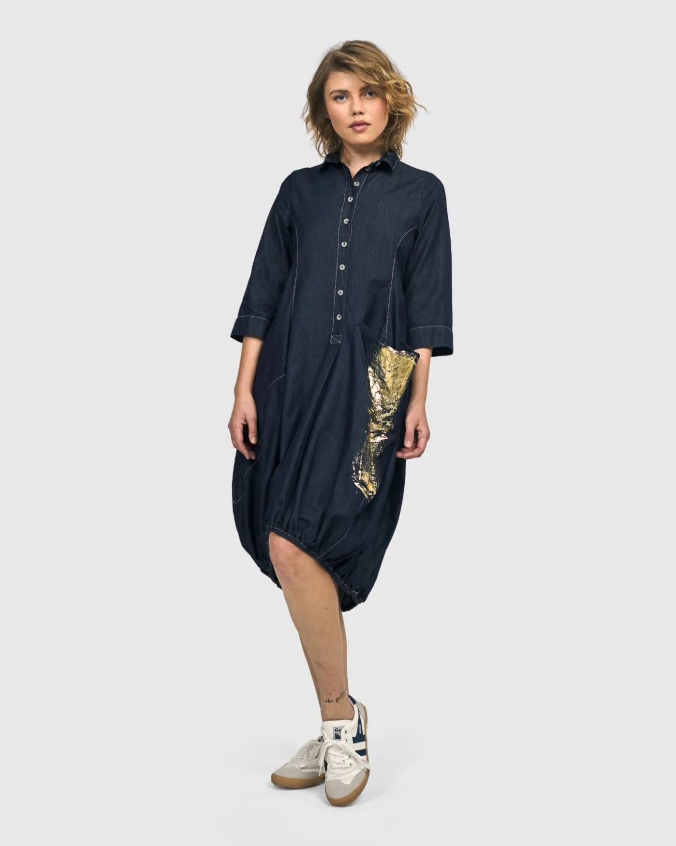 Women Alembika Plus<Winona Wonderful Dress, Denim