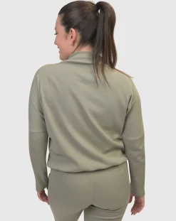 Women Alembika Tops & Tunics<Zen Drawstring Sweatshirt, Nature