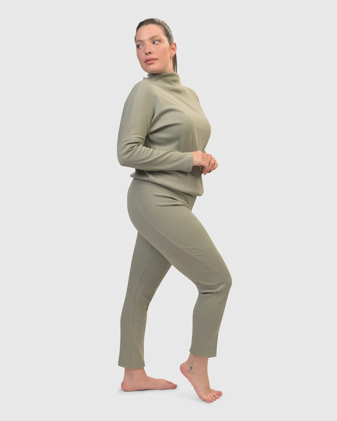 Women Alembika Tops & Tunics<Zen Drawstring Sweatshirt, Nature