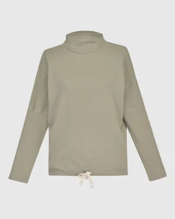 Women Alembika Tops & Tunics<Zen Drawstring Sweatshirt, Nature