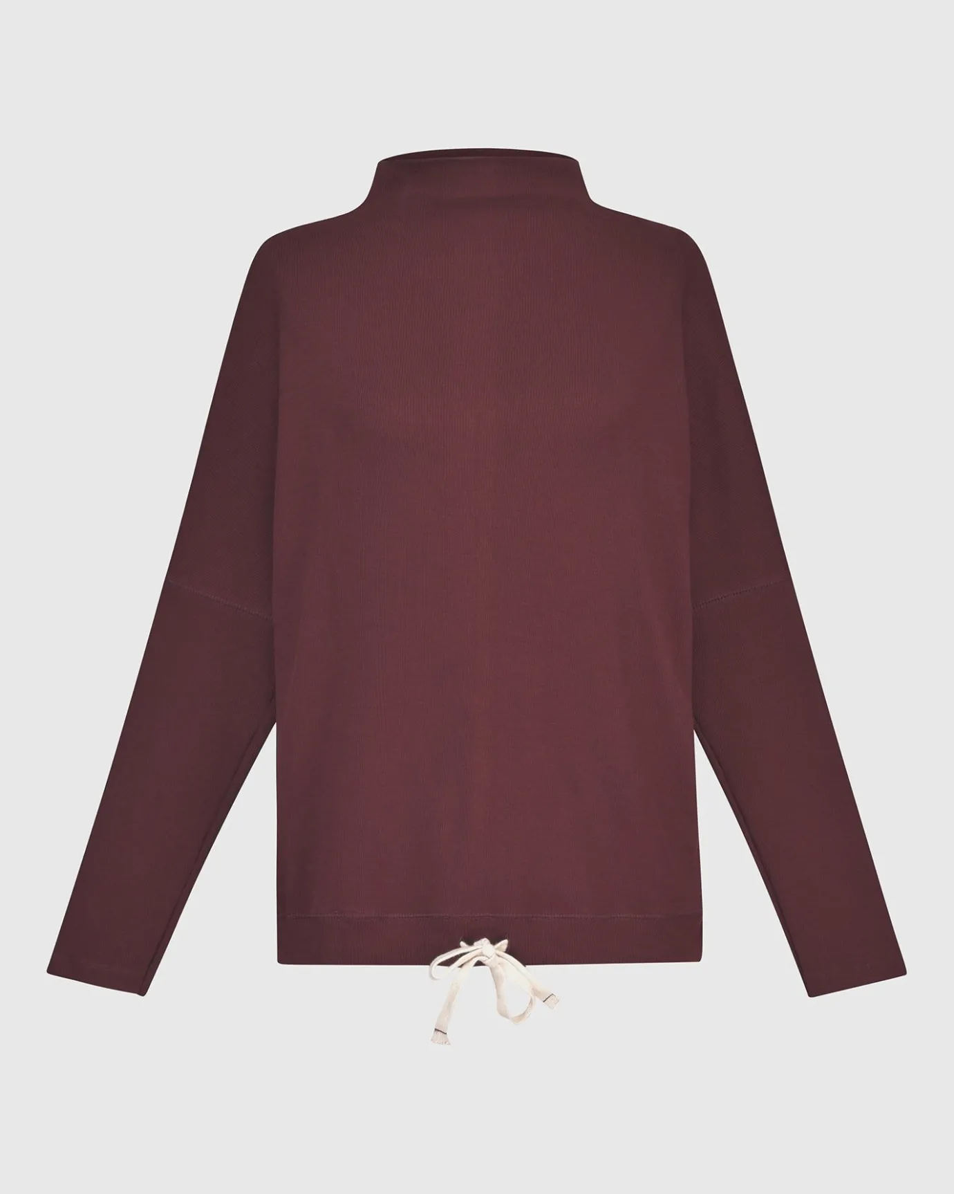 Women Alembika Tops & Tunics<Zen Drawstring Sweatshirt, Wine